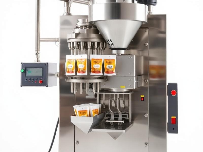 Automatic Spice Packing Machine manufactured by Space Packaging Solution, Faridabad