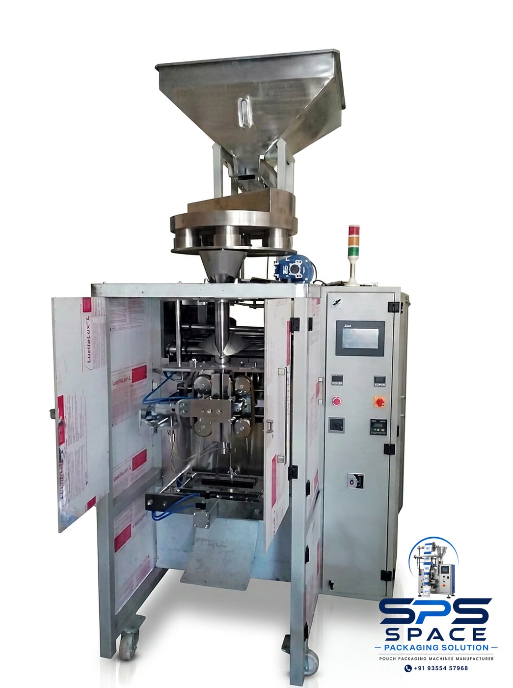 Collar Type VFFS manufactured by Space Packaging Solutions, Faridabad